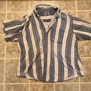 90s Striped Button Down